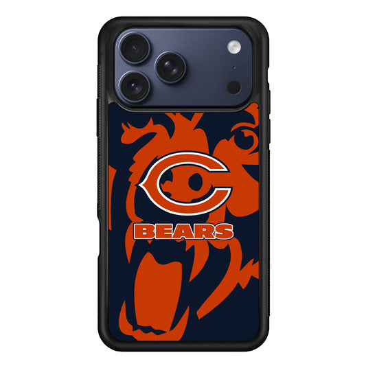 NFL Chicago Bears Scream Silhouette iPhone 17 Pro Case - Xtracase