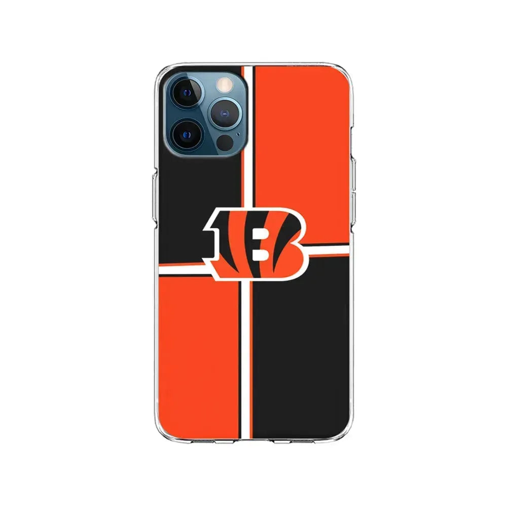 NFL Cincinnati Bengals Logo iPhone 15 Pro Max Case-Clear Soft Case-Xtracase