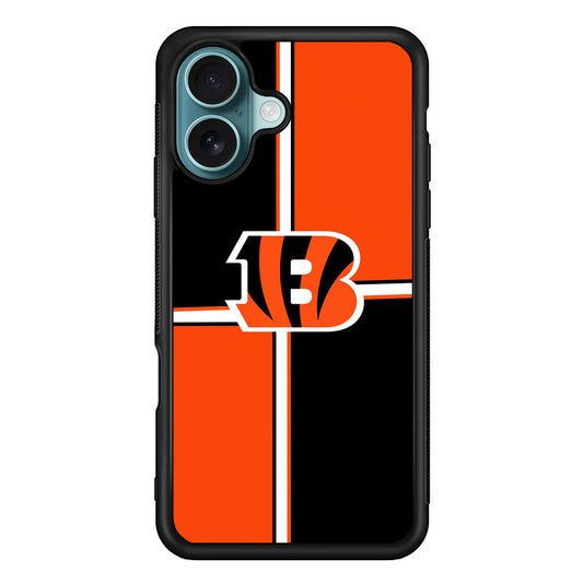 NFL Cincinnati Bengals Logo iPhone 16 Plus Case - Xtracase