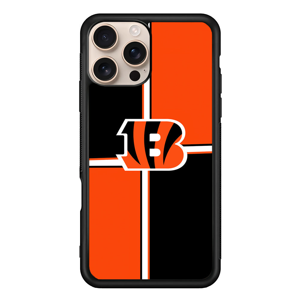 NFL Cincinnati Bengals Logo iPhone 16 Pro Max Case - iPhone 16 Pro Max