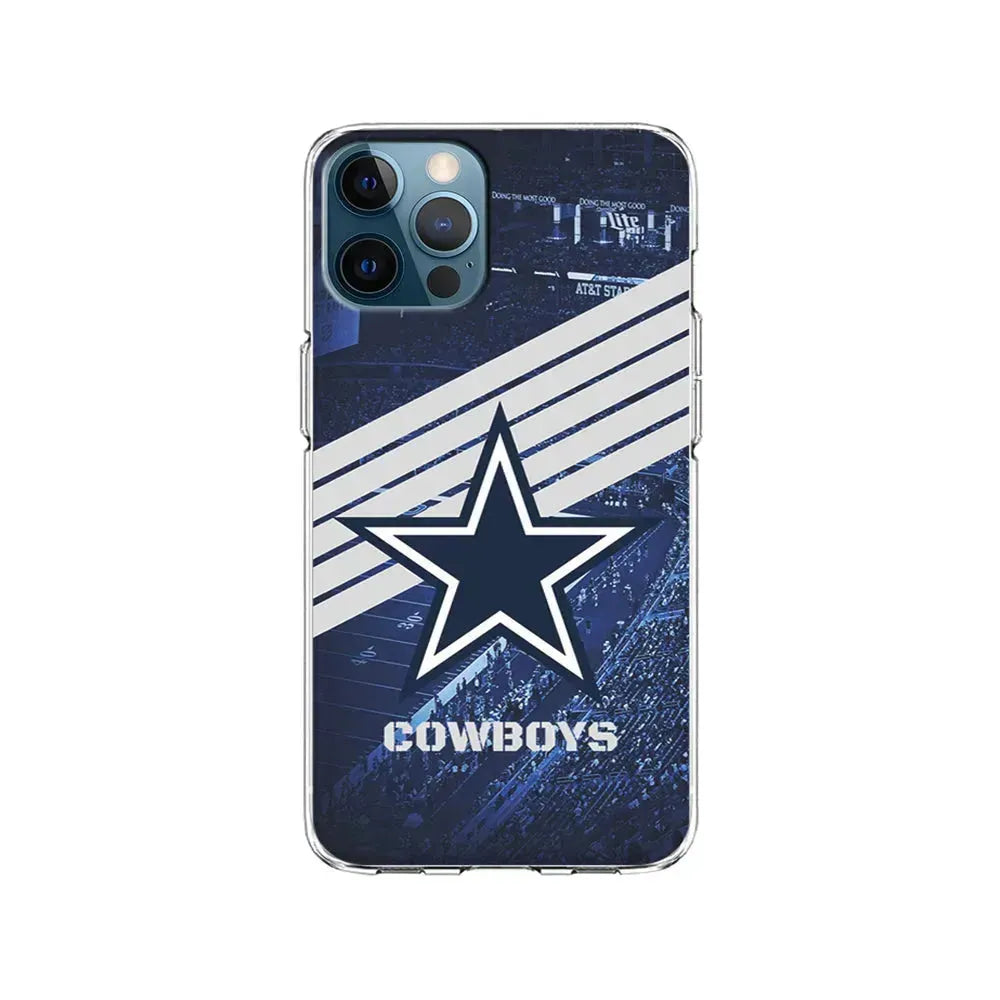 NFL Dallas Cowboys All Blue Stadium iPhone 15 Pro Max Case-Clear Soft Case-Xtracase