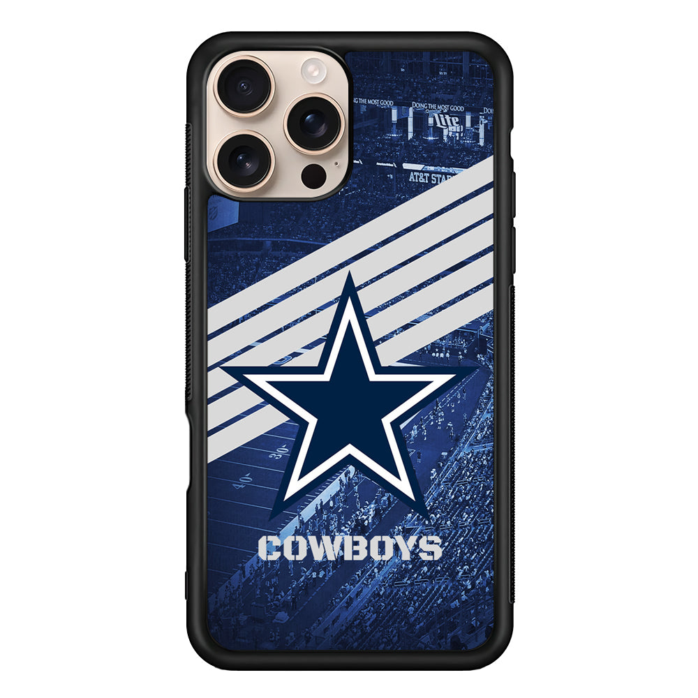 NFL Dallas Cowboys All Blue Stadium iPhone 16 Pro Case - iPhone 16 Pro