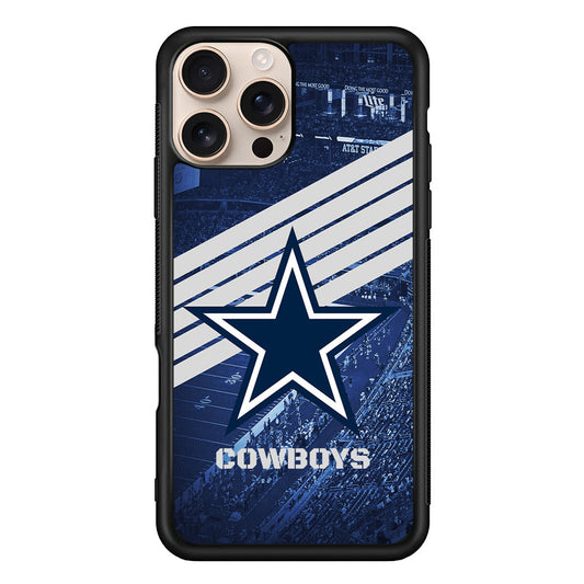 NFL Dallas Cowboys All Blue Stadium iPhone 16 Pro Max Case - iPhone 16 Pro Max