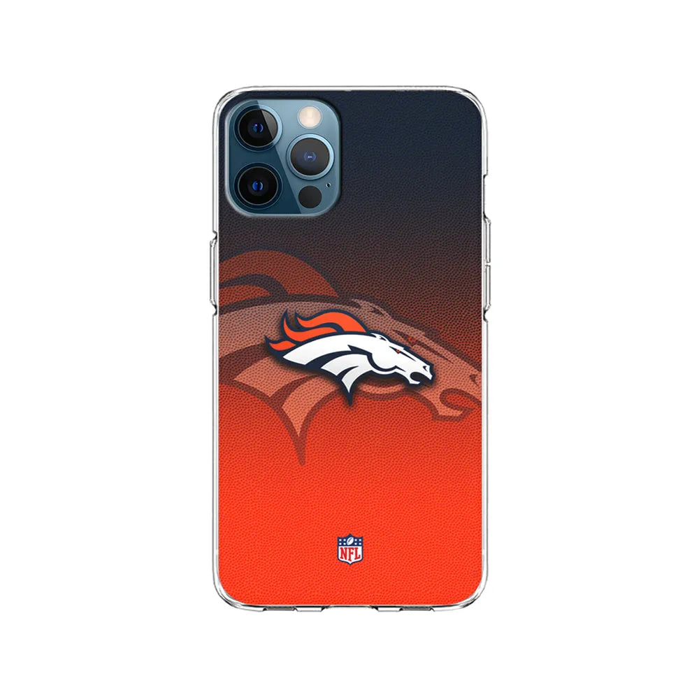 NFL Denver Broncos Gradation Color iPhone 13 Pro Case-Clear Soft Case-Xtracase