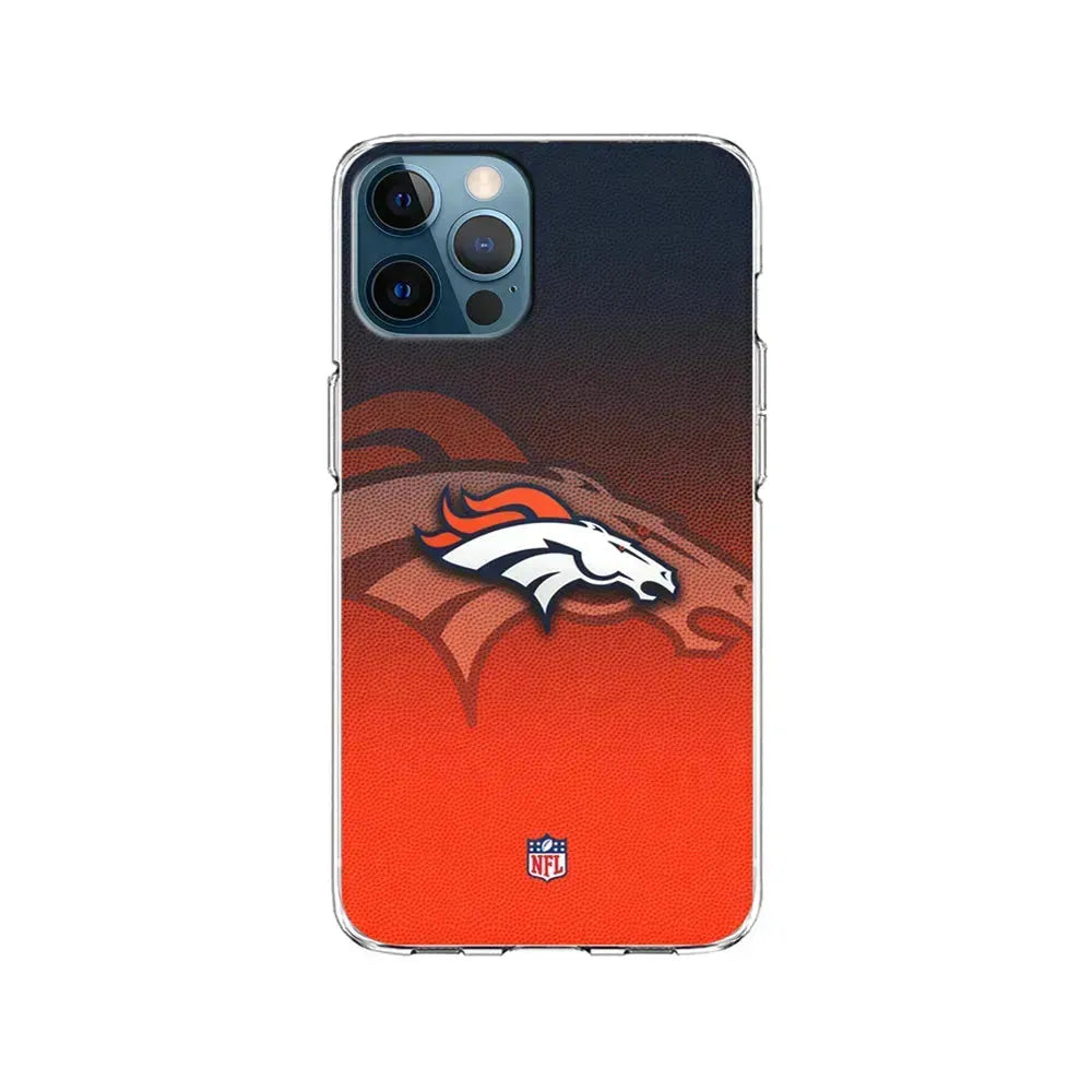 NFL Denver Broncos Gradation Color iPhone 15 Pro Max Case-Clear Soft Case-Xtracase