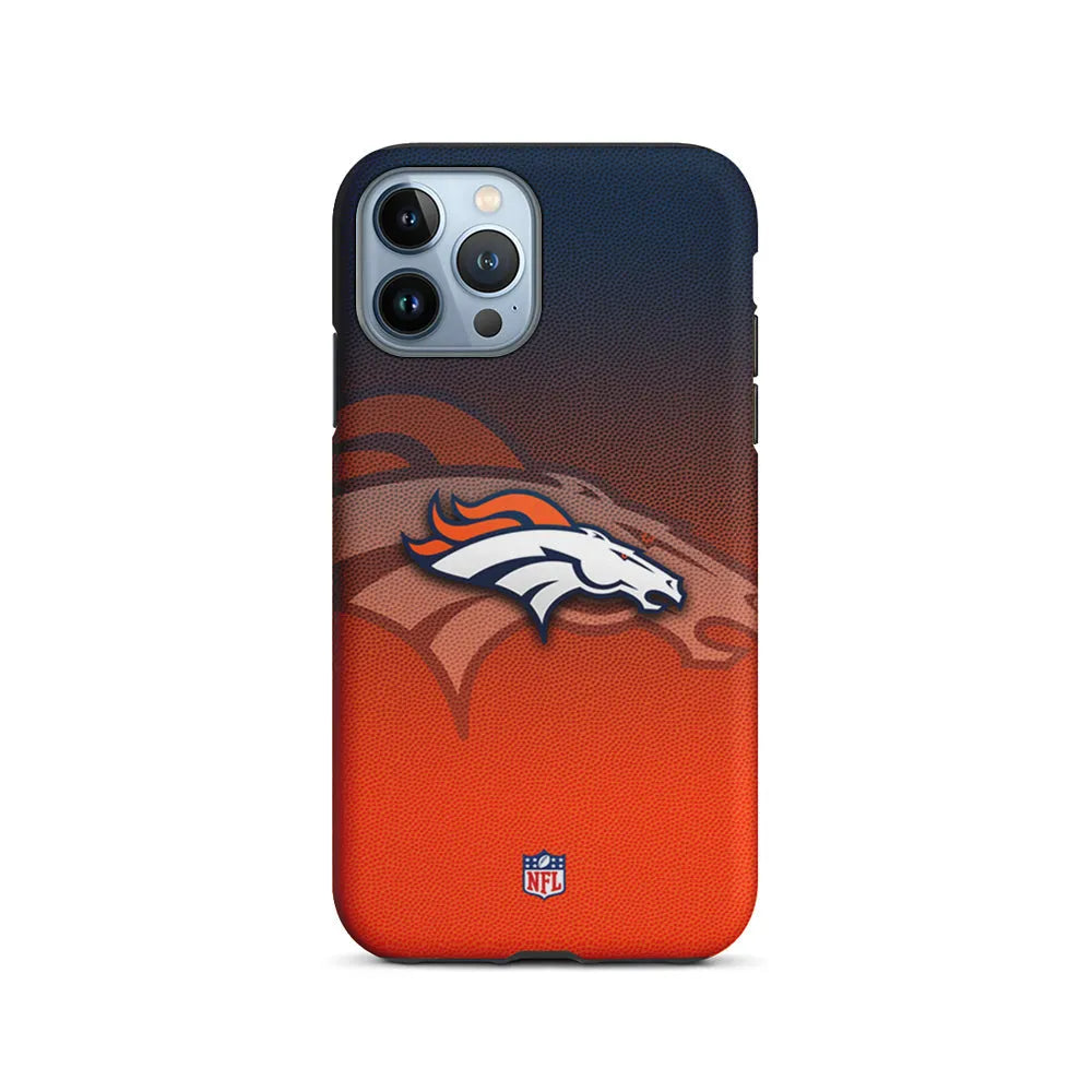 NFL Denver Broncos Gradation Color iPhone 13 Pro Case-2 in 1 Tough Case-Xtracase