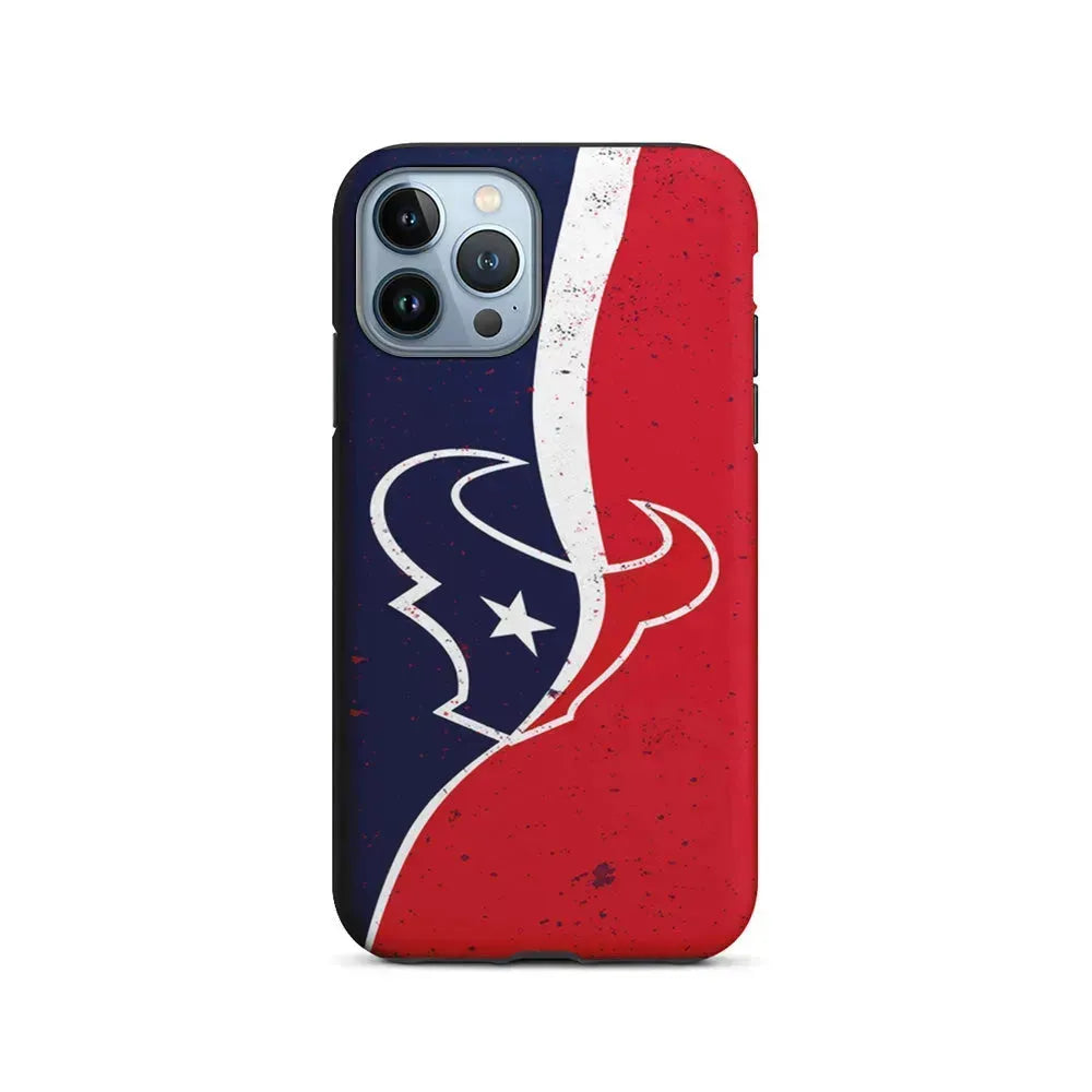 NFL Houston Texans Wall iPhone 15 Pro Max Case-2 in 1 Tough Case-Xtracase