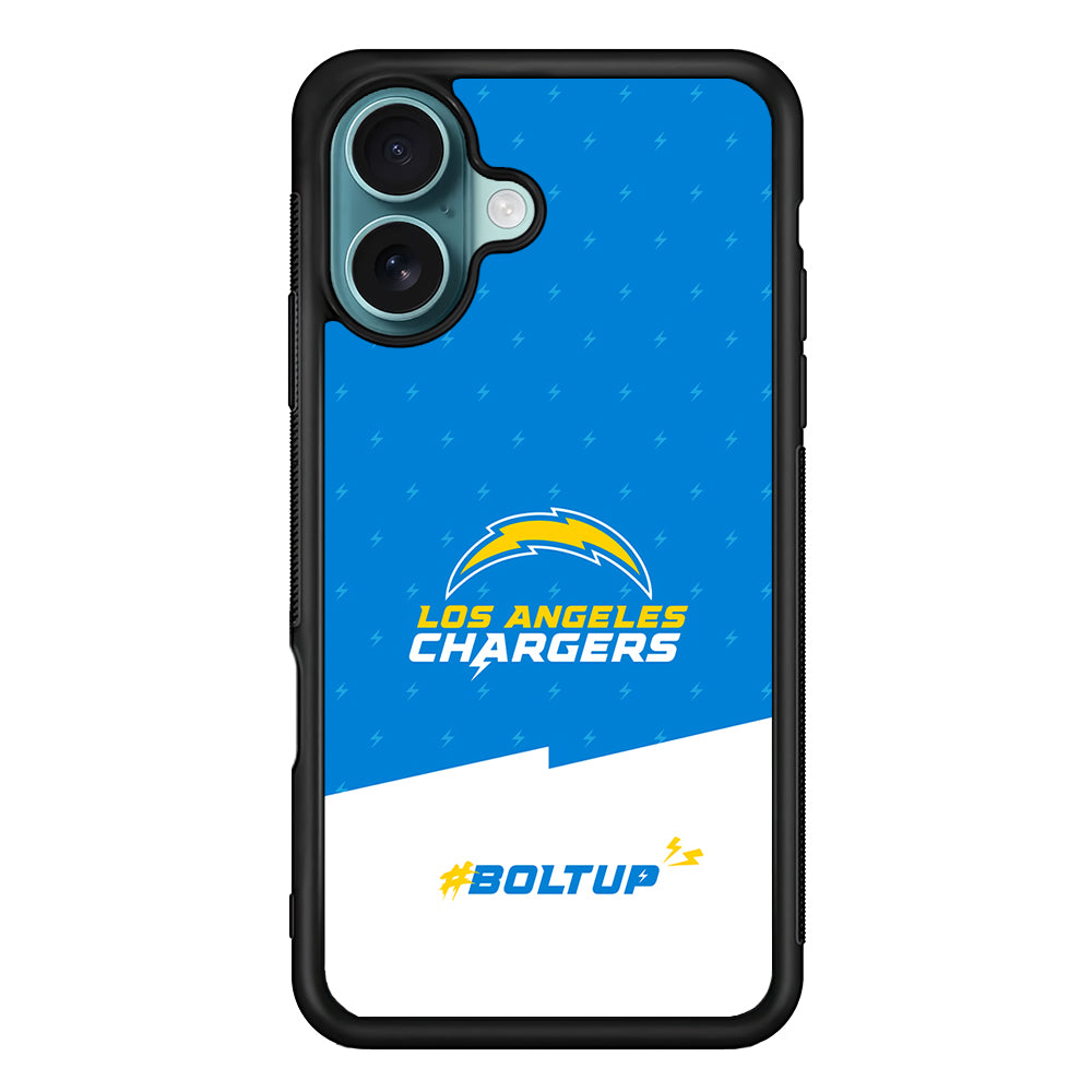 NFL Los Angeles Chargers Pattern iPhone 16 Case - Xtracase