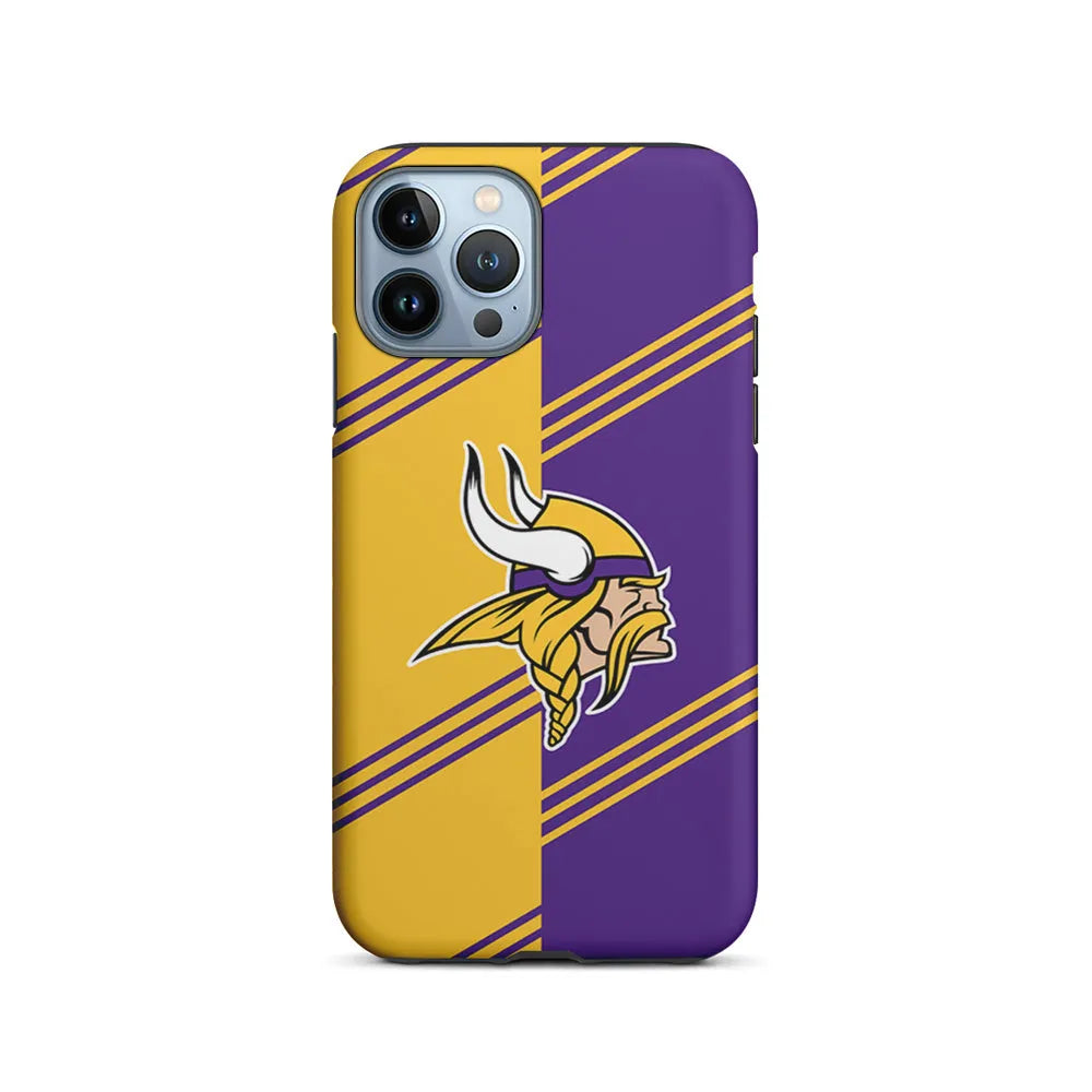 NFL Minnesota Vikings Logo iPhone 13 Pro Case-2 in 1 Tough Case-Xtracase