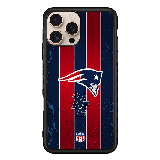 NFL New England Patriots Flag Line iPhone 16 Pro Case - iPhone 16 Pro