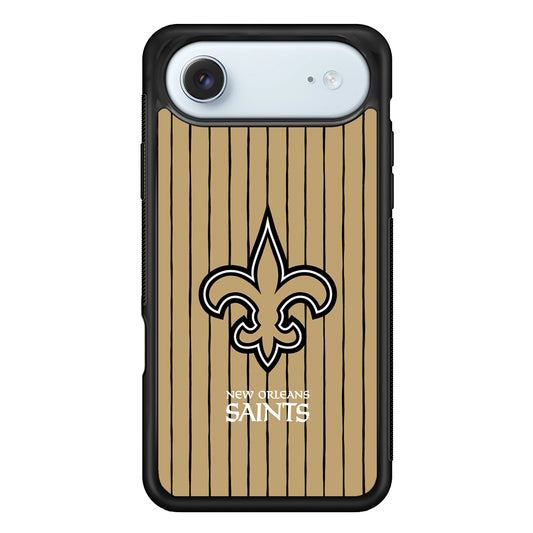 NFL New Orleans Saints Striped iPhone 17 Air Case - Xtracase