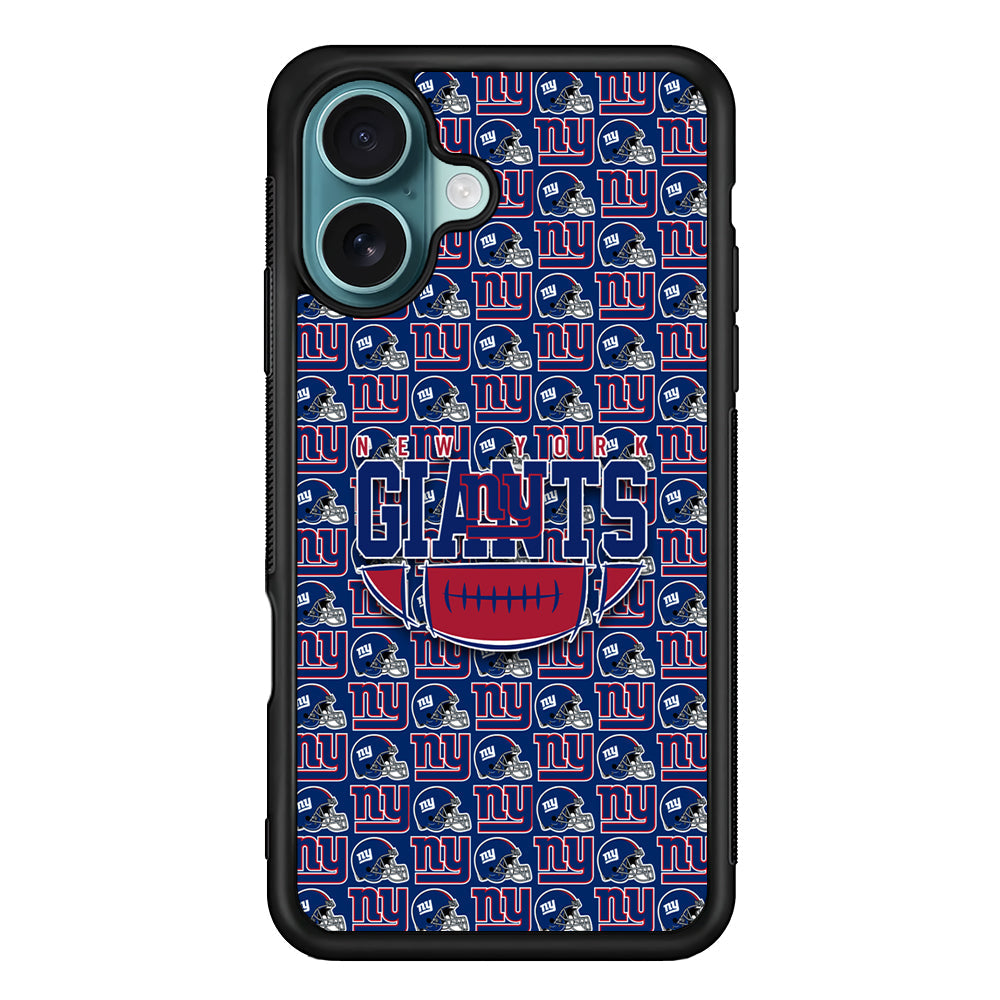 NFL New York Giants Wall Patern iPhone 16 Plus Case - Xtracase