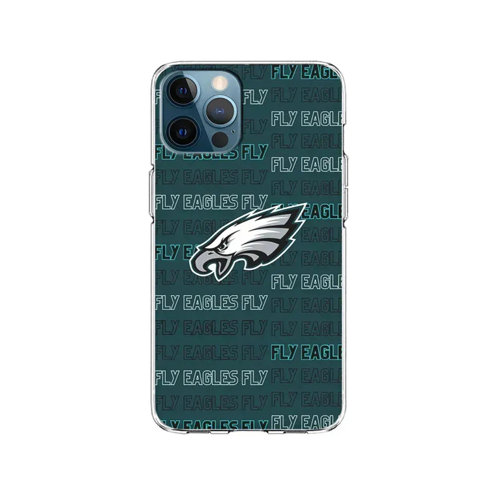 NFL Philadelphia Eagles Fly iPhone 15 Pro Max Case-Clear Soft Case-Xtracase