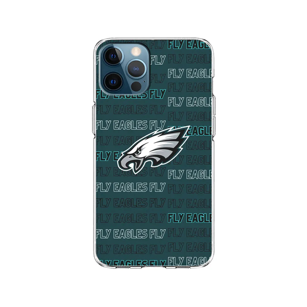 NFL Philadelphia Eagles Fly iPhone 13 Pro Max Case-Clear Soft Case-Xtracase