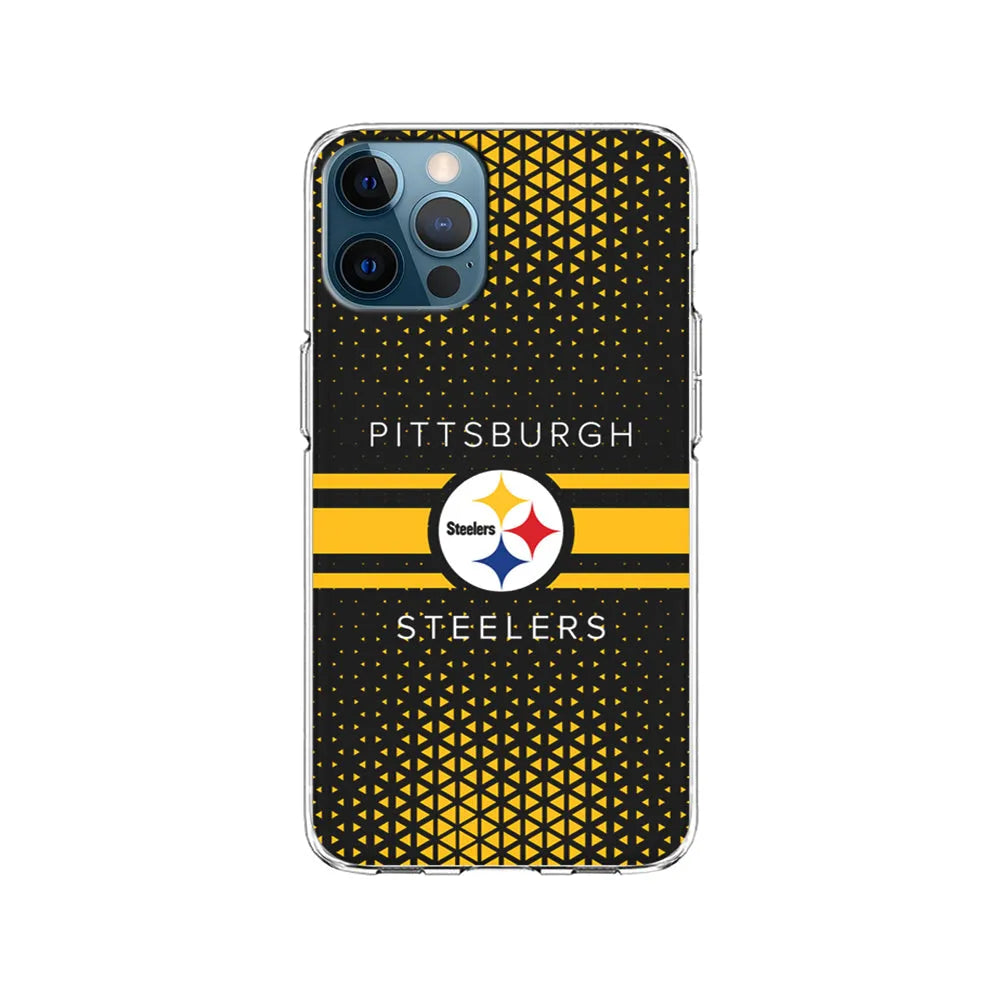 NFL Pittsburgh Steelers Logo iPhone 13 Pro Case-Clear Soft Case-Xtracase