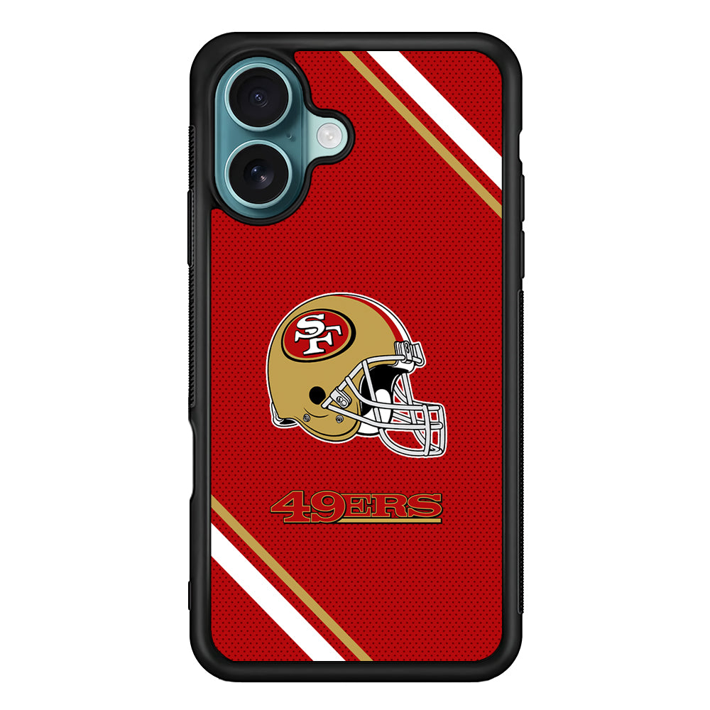 NFL San Francisco 49ers Helmet iPhone 16 Case - Xtracase