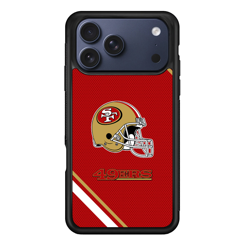 NFL San Francisco 49ers Helmet iPhone 17 Pro Max Case - Xtracase