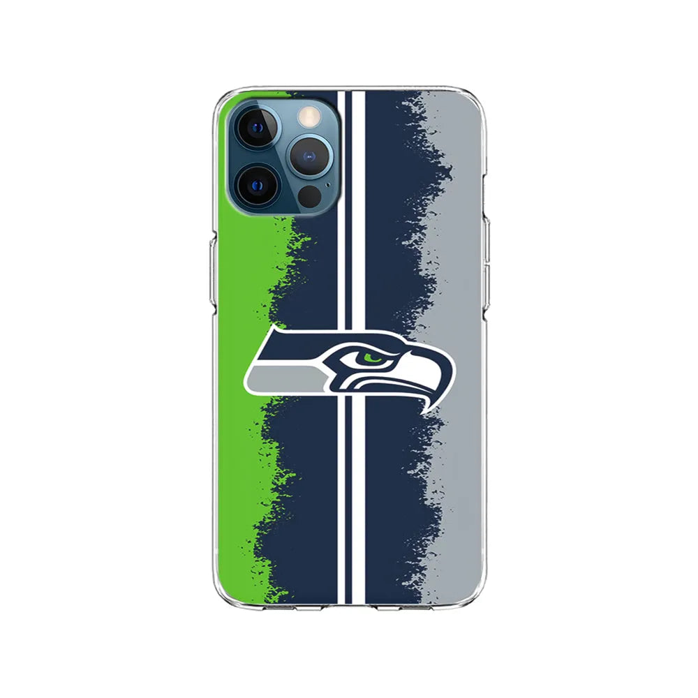 NFL Seattle Seahawks Team iPhone 13 Pro Case-Clear Soft Case-Xtracase