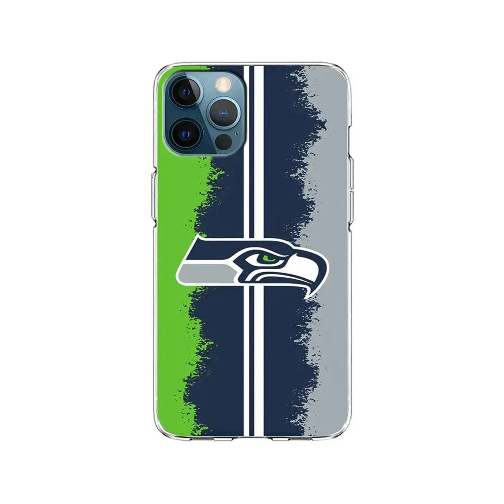NFL Seattle Seahawks Team iPhone 15 Pro Max Case-Clear Soft Case-Xtracase
