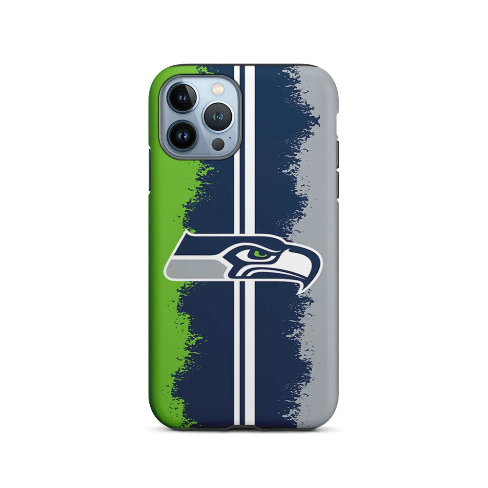 NFL Seattle Seahawks Team iPhone 13 Pro Case-2 in 1 Tough Case-Xtracase