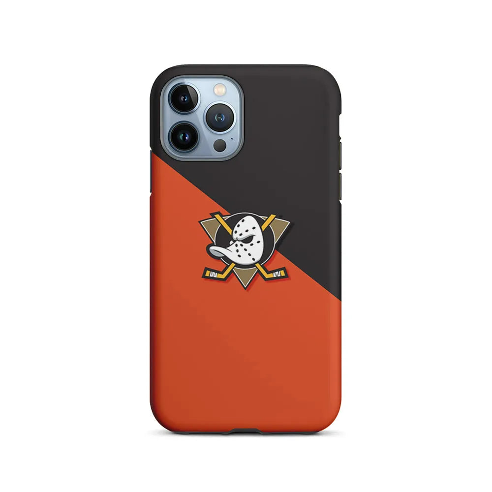 NHL Anaheim Ducks Team iPhone 13 Pro Case-2 in 1 Tough Case-Xtracase