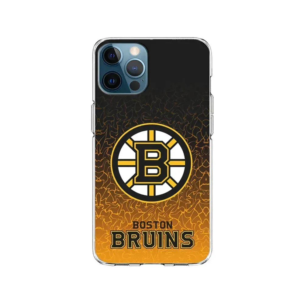 NHL Boston Bruins Team iPhone 15 Pro Max Case-Clear Soft Case-Xtracase
