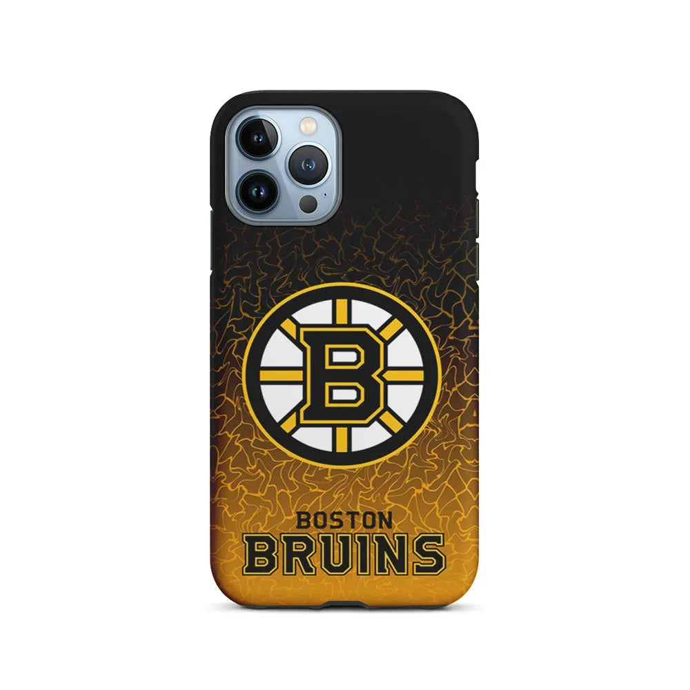 NHL Boston Bruins Team iPhone 13 Pro Max Case-2 in 1 Tough Case-Xtracase
