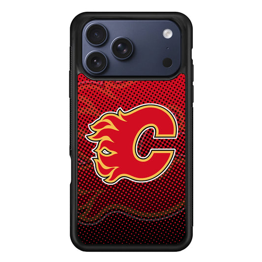 NHL Calgary Flames Dot iPhone 17 Pro Max Case - Xtracase