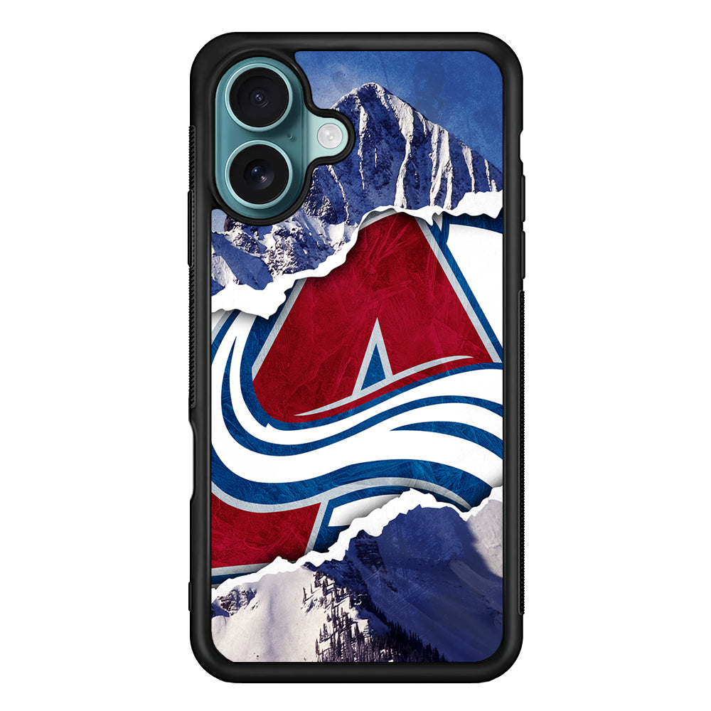 NHL Colorado Avalanche Mountains iPhone 16 Case - Xtracase