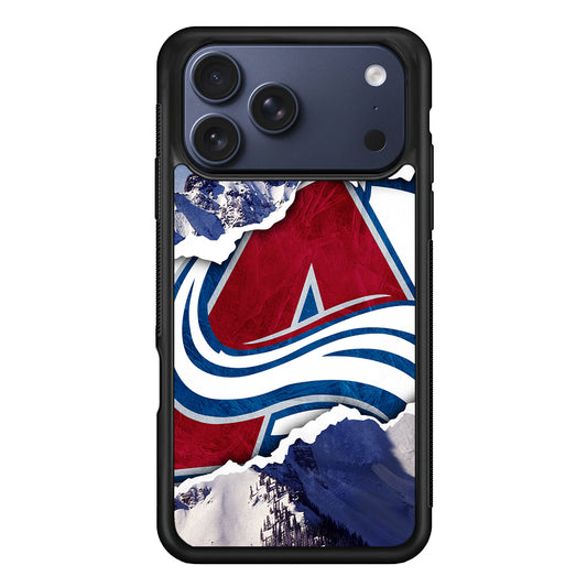 NHL Colorado Avalanche Mountains iPhone 17 Pro Max Case - Xtracase