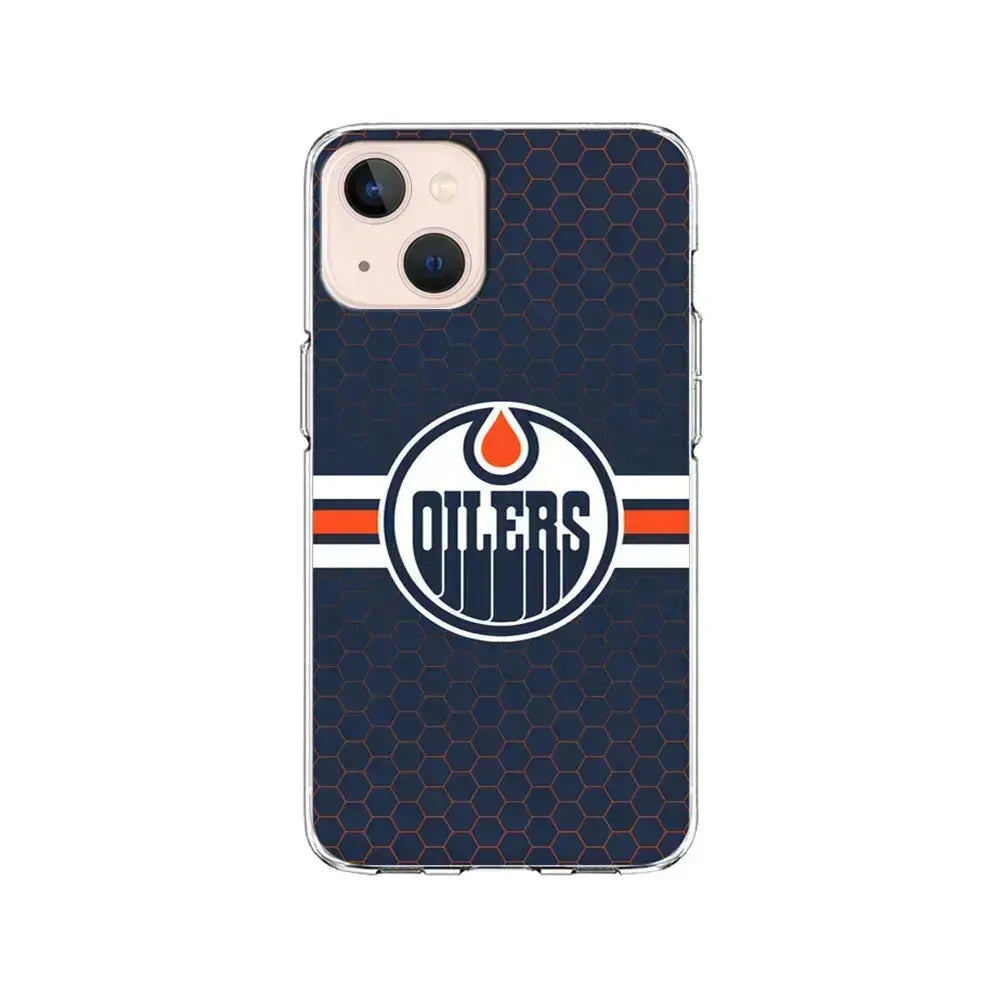 NHL Edmonton Oilers Logo iPhone 13 Mini Case-Clear Soft Case-Xtracase