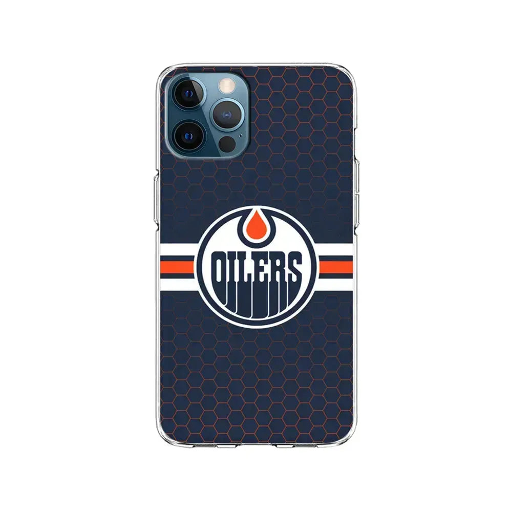 NHL Edmonton Oilers Logo iPhone 15 Pro Max Case-Clear Soft Case-Xtracase