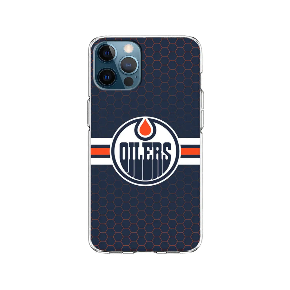 NHL Edmonton Oilers Logo iPhone 13 Pro Case-Clear Soft Case-Xtracase
