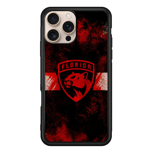 NHL Florida Panthers Abstract iPhone 16 Pro Max Case - iPhone 16 Pro Max