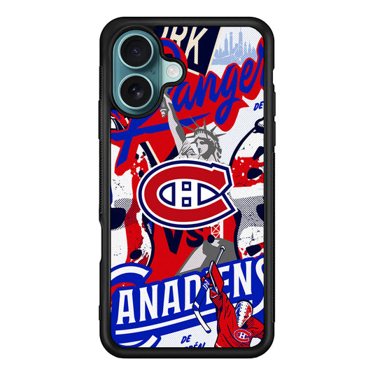 NHL Montreal Canadiens Rangers iPhone 16 Case - Xtracase