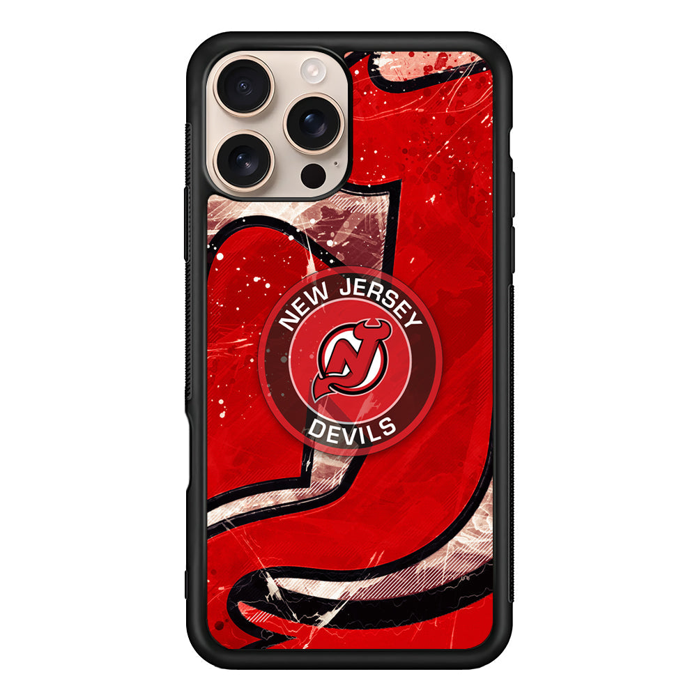 NHL New Jersey Devils The Red iPhone 16 Pro Max Case - iPhone 16 Pro Max