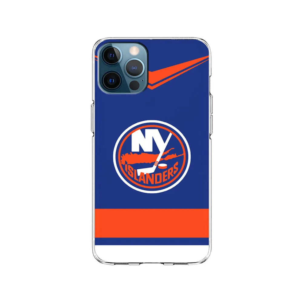 NHL New York Islanders Jersey iPhone 13 Pro Case-Clear Soft Case-Xtracase