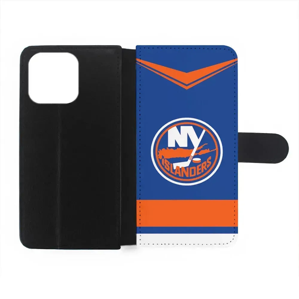 NHL New York Islanders Jersey iPhone 15 Pro Max Case-Flip Wallet Case-Xtracase