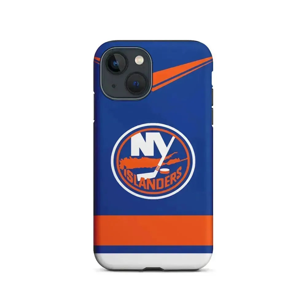 NHL New York Islanders Jersey iPhone 13 Mini Case-2 in 1 Tough Case-Xtracase