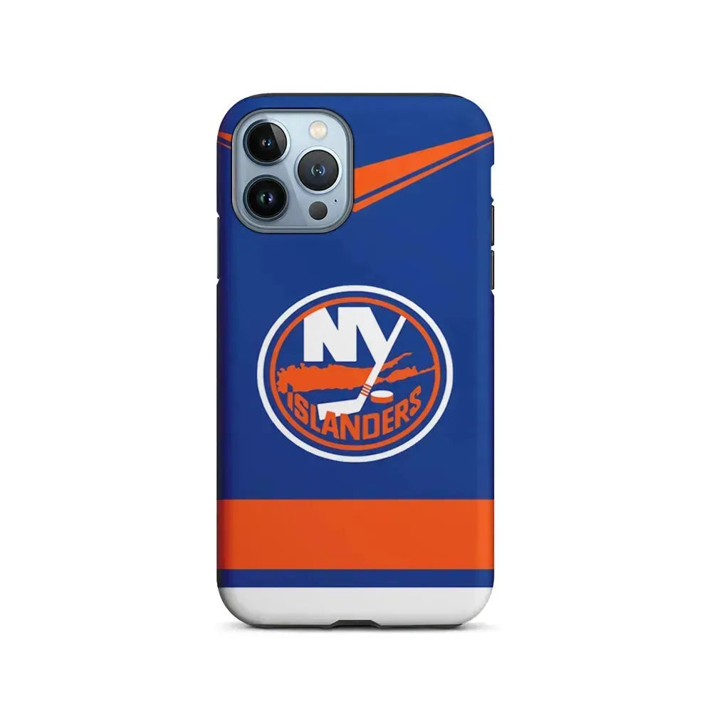 NHL New York Islanders Jersey iPhone 15 Pro Max Case-2 in 1 Tough Case-Xtracase