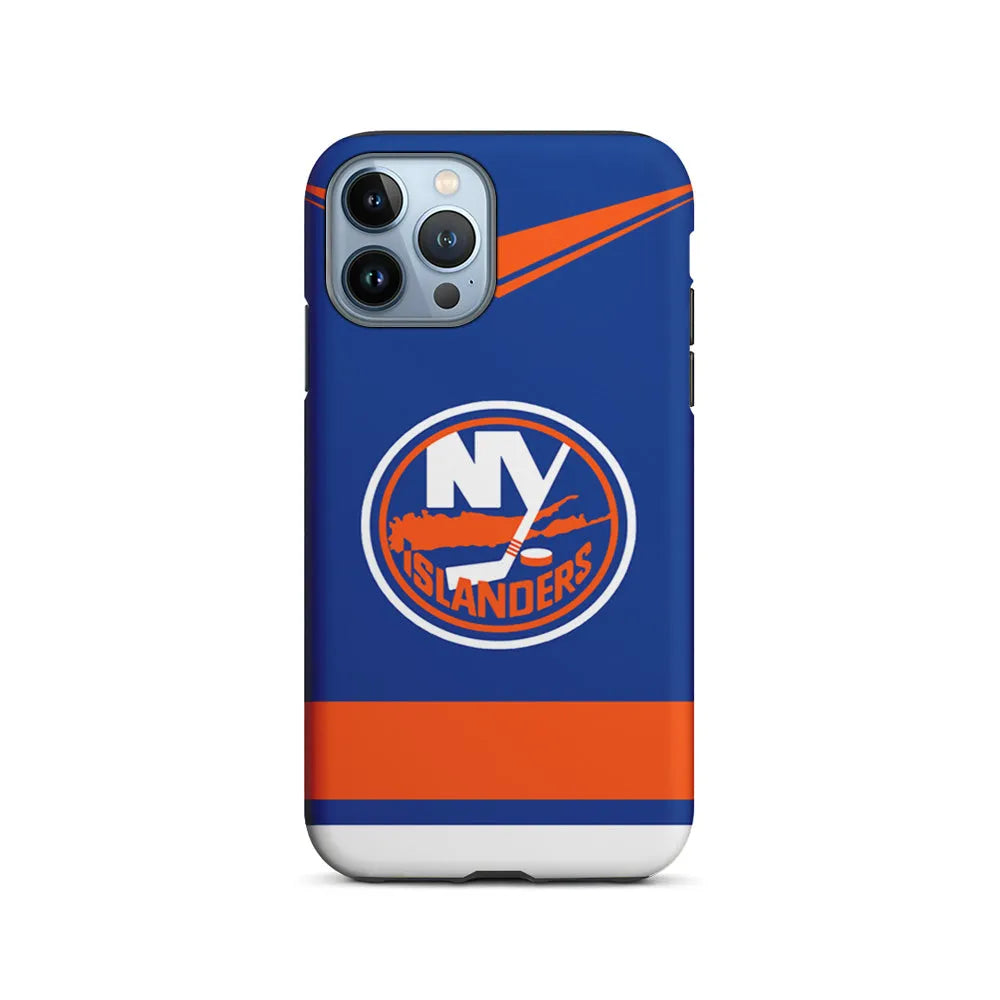 NHL New York Islanders Jersey iPhone 13 Pro Case-2 in 1 Tough Case-Xtracase