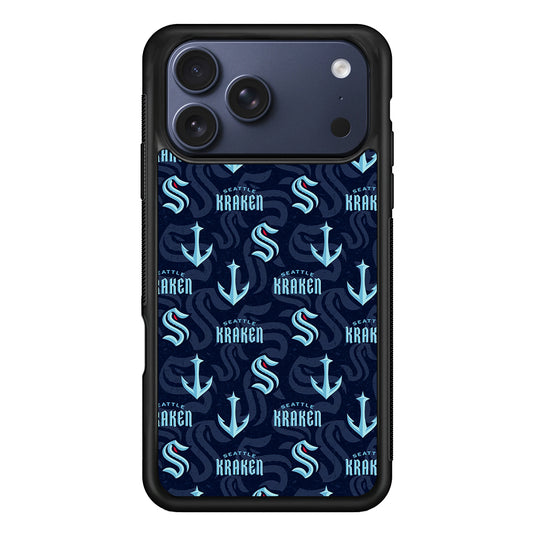 NHL Seattle Kraken Pattern iPhone 17 Pro Case - Xtracase