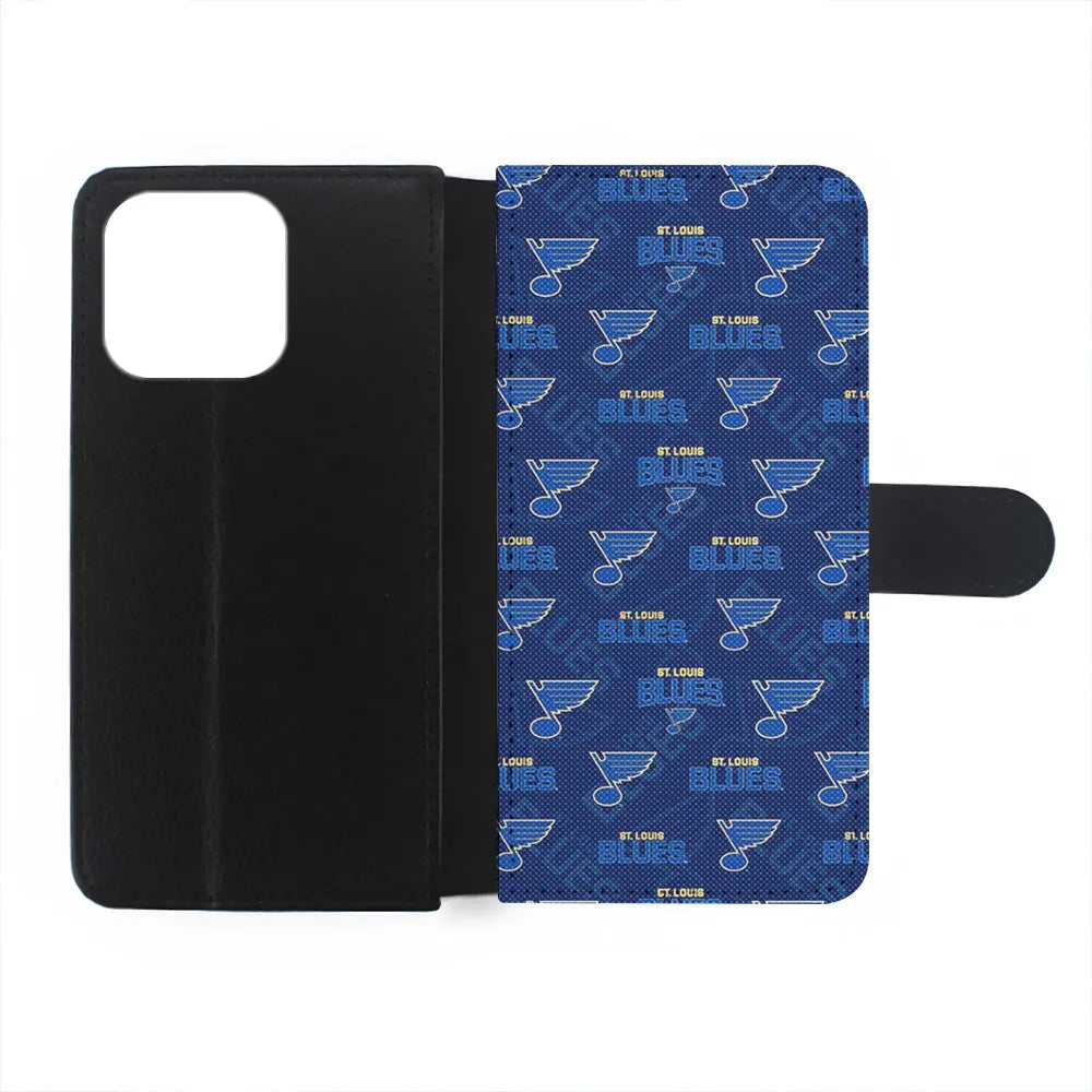 NHL St Louis Blues Team iPhone 13 Pro Case-Flip Wallet Case-Xtracase
