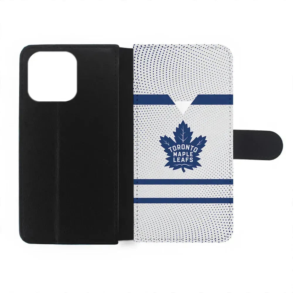 NHL Toronto Maple Leafs Twister iPhone 15 Pro Max Case-Flip Wallet Case-Xtracase