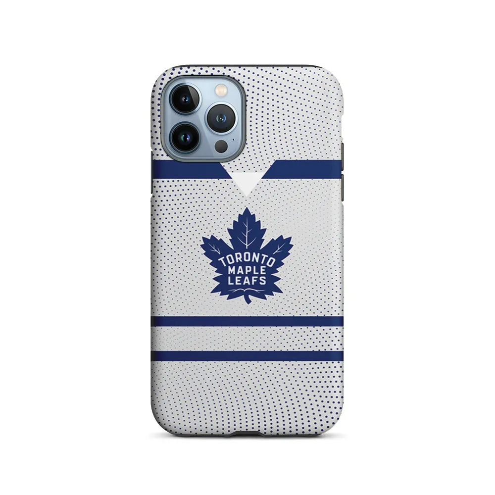 NHL Toronto Maple Leafs Twister iPhone 13 Pro Case-2 in 1 Tough Case-Xtracase