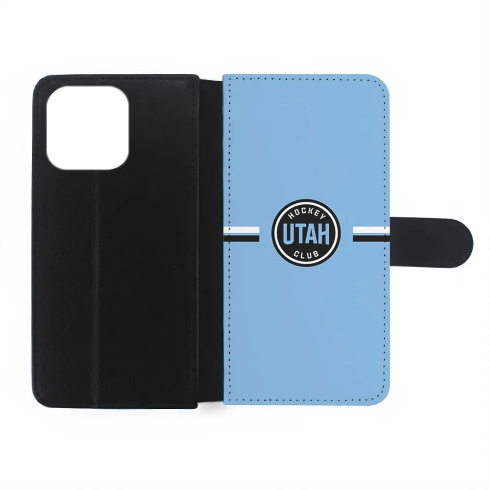 NHL Utah Hockey Club Logo iPhone 13 Pro Max Case-Flip Wallet Case-Xtracase