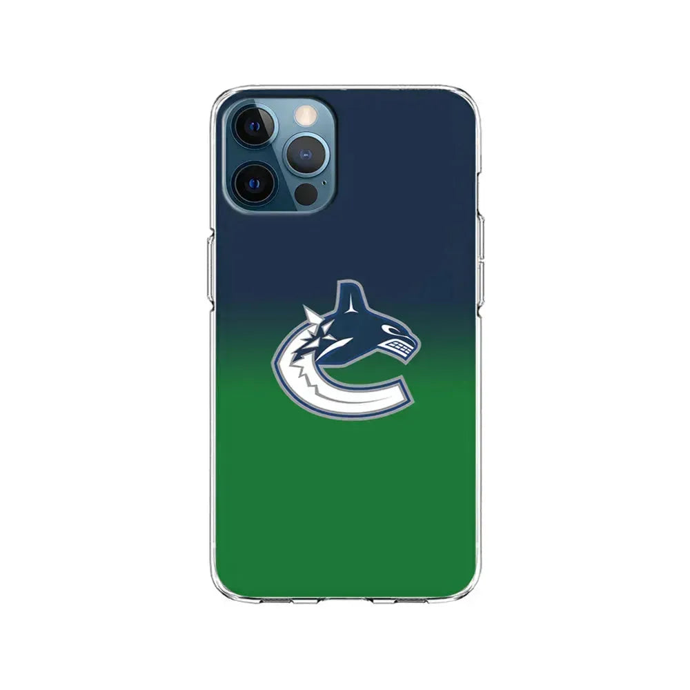 NHL Vancouver Canucks Gradation iPhone 15 Pro Max Case-Clear Soft Case-Xtracase