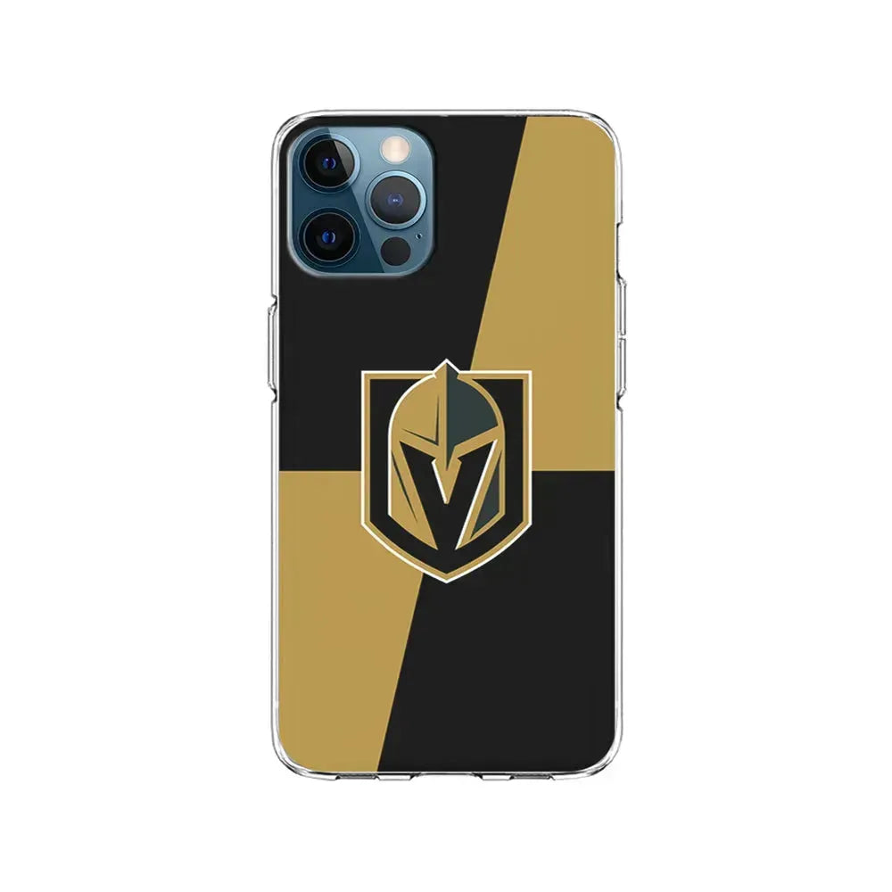 NHL Vegas Golden Knights Logo iPhone 15 Pro Max Case-Clear Soft Case-Xtracase