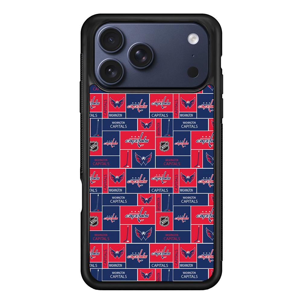 NHL Washington Capitals Pattern iPhone 17 Pro Max Case - Xtracase
