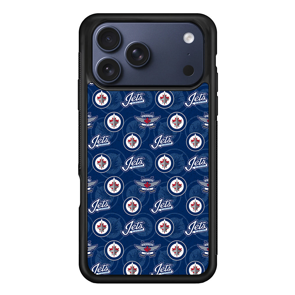 NHL Winnipeg Jets Pattern iPhone 17 Pro Case - Xtracase